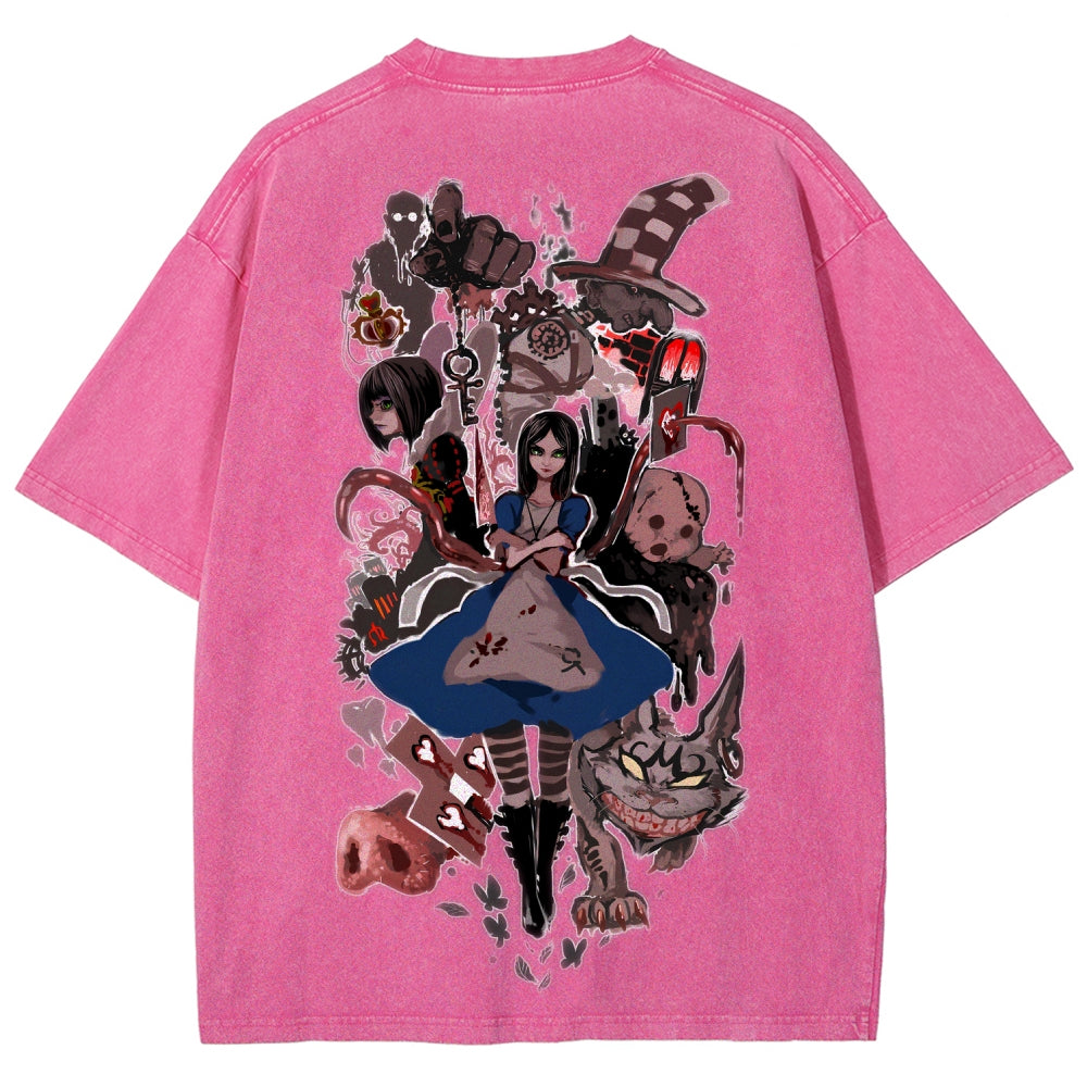 Alice Unisex Fit Washed T-Shirt 2512011737