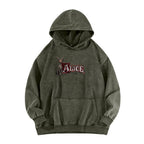 Alice Unisex Washed Hoodie 2512011753