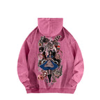 Alice Unisex Washed Hoodie 2512011753