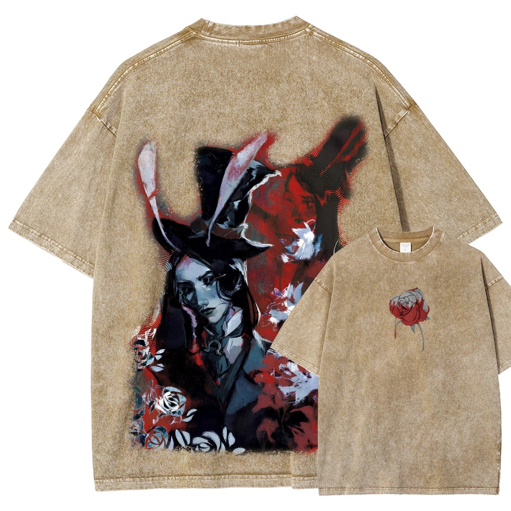 Alice Unisex Fit Washed T-Shirt 2601001190