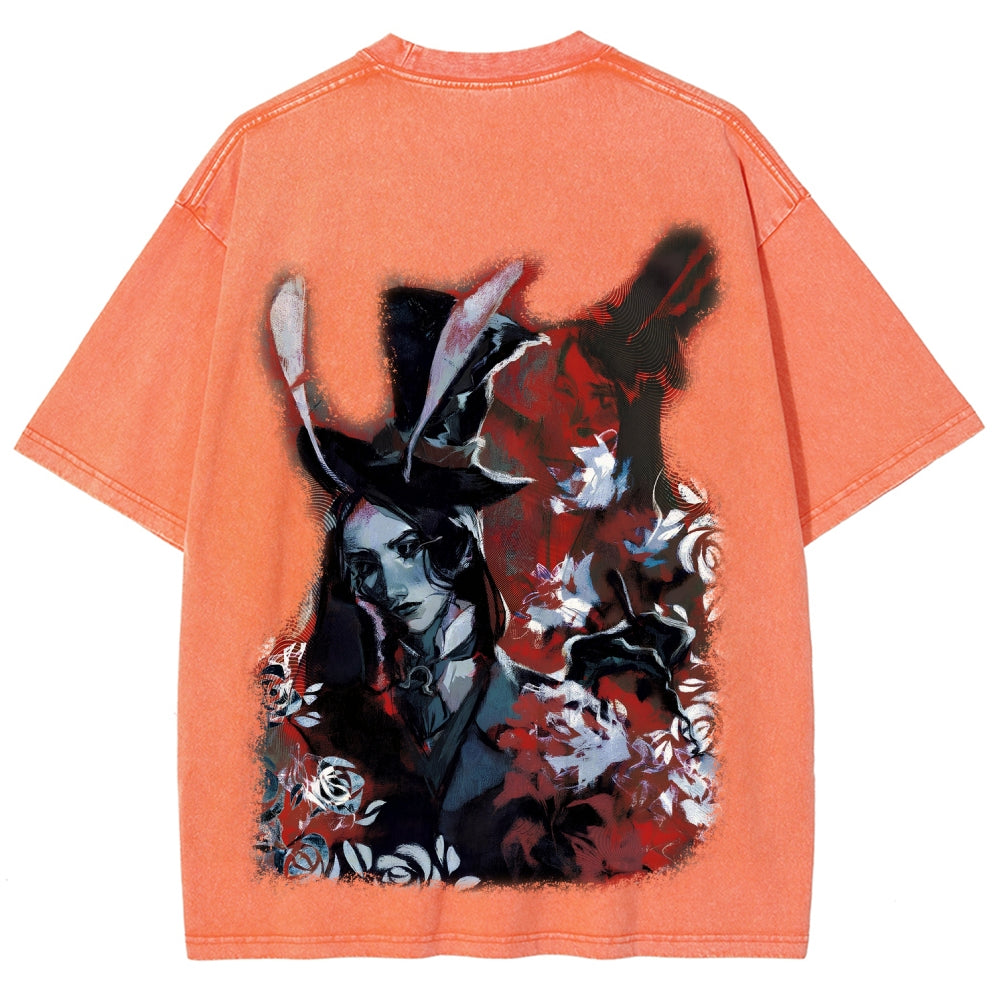 Alice Unisex Fit Washed T-Shirt 2601001190