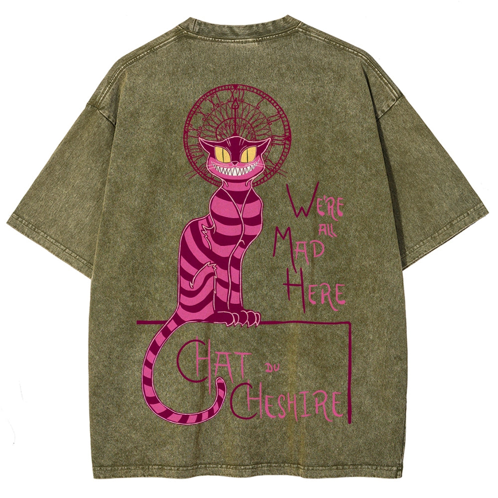 Alice Unisex Fit Washed T-Shirt 2601001234