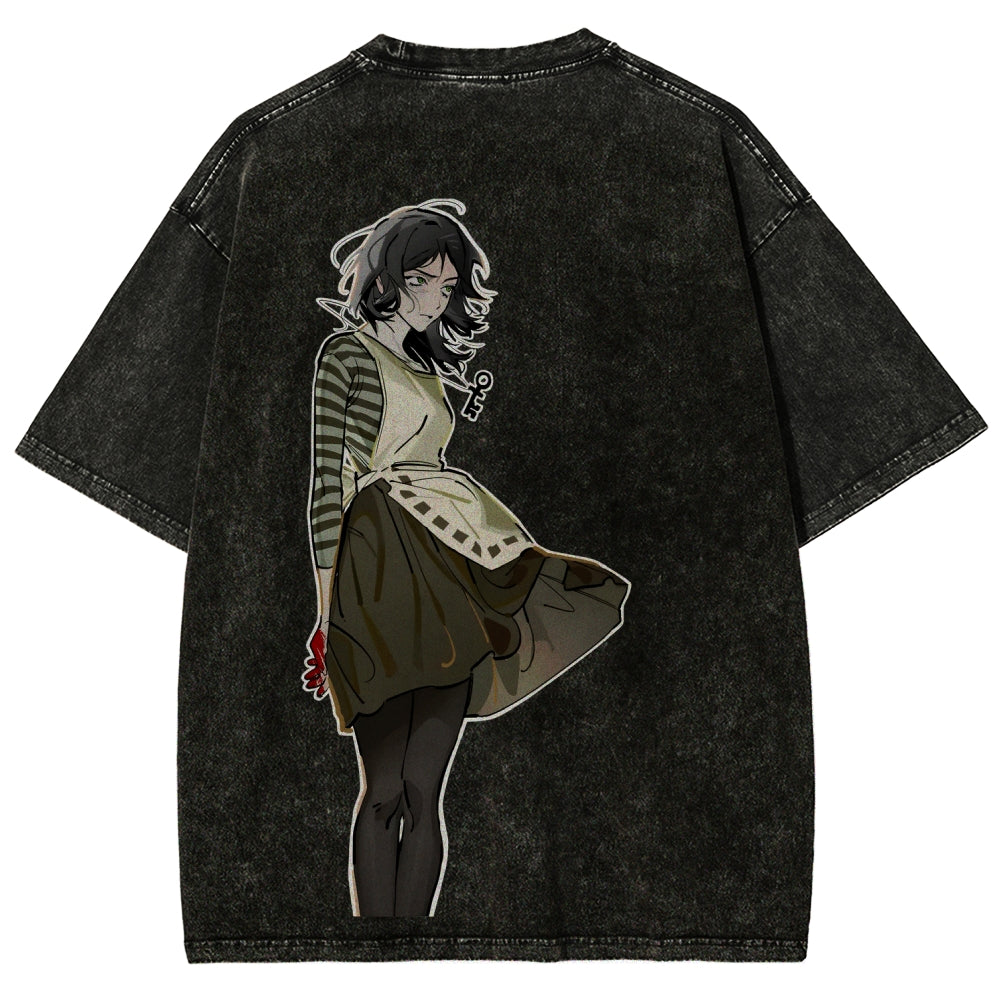 Alice Unisex Fit Washed T-Shirt 2601001369