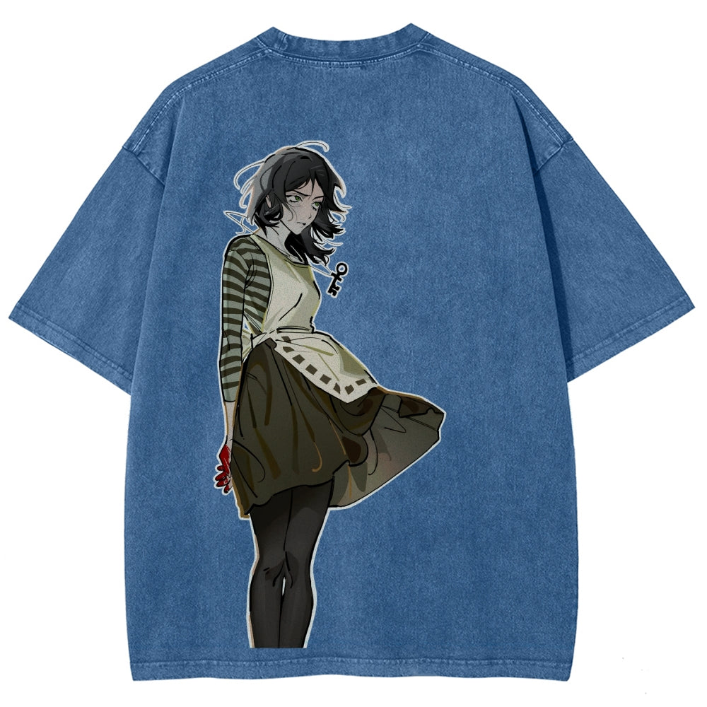Alice Unisex Fit Washed T-Shirt 2601001369