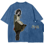 Alice Unisex Fit Washed T-Shirt 2601001369