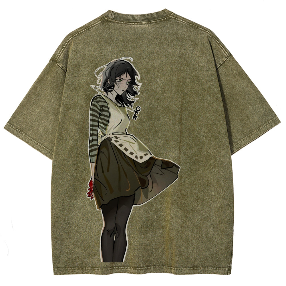 Alice Unisex Fit Washed T-Shirt 2601001369