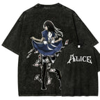 Alice Unisex Fit Washed T-Shirt 2601001391