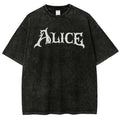 Alice Unisex Fit Washed T-Shirt 2601001391