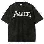 Alice Unisex Fit Washed T-Shirt 2601001391