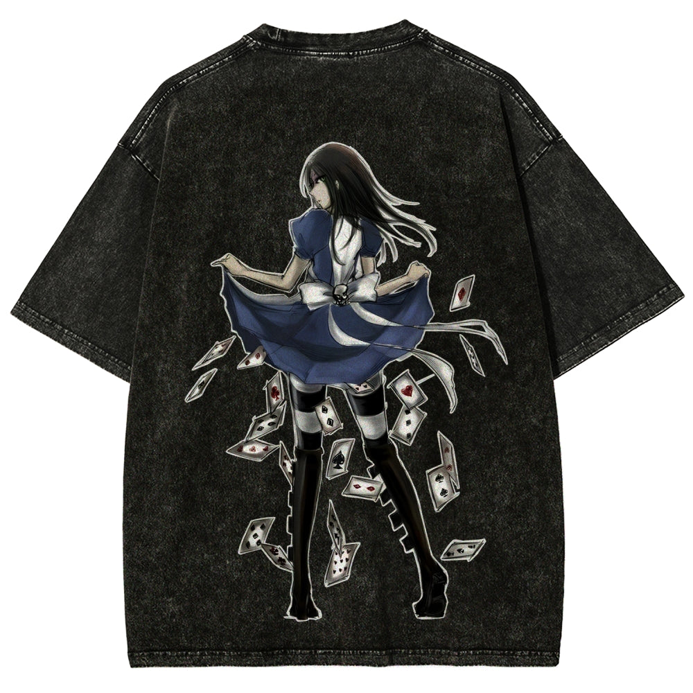 Alice Unisex Fit Washed T-Shirt 2601001391