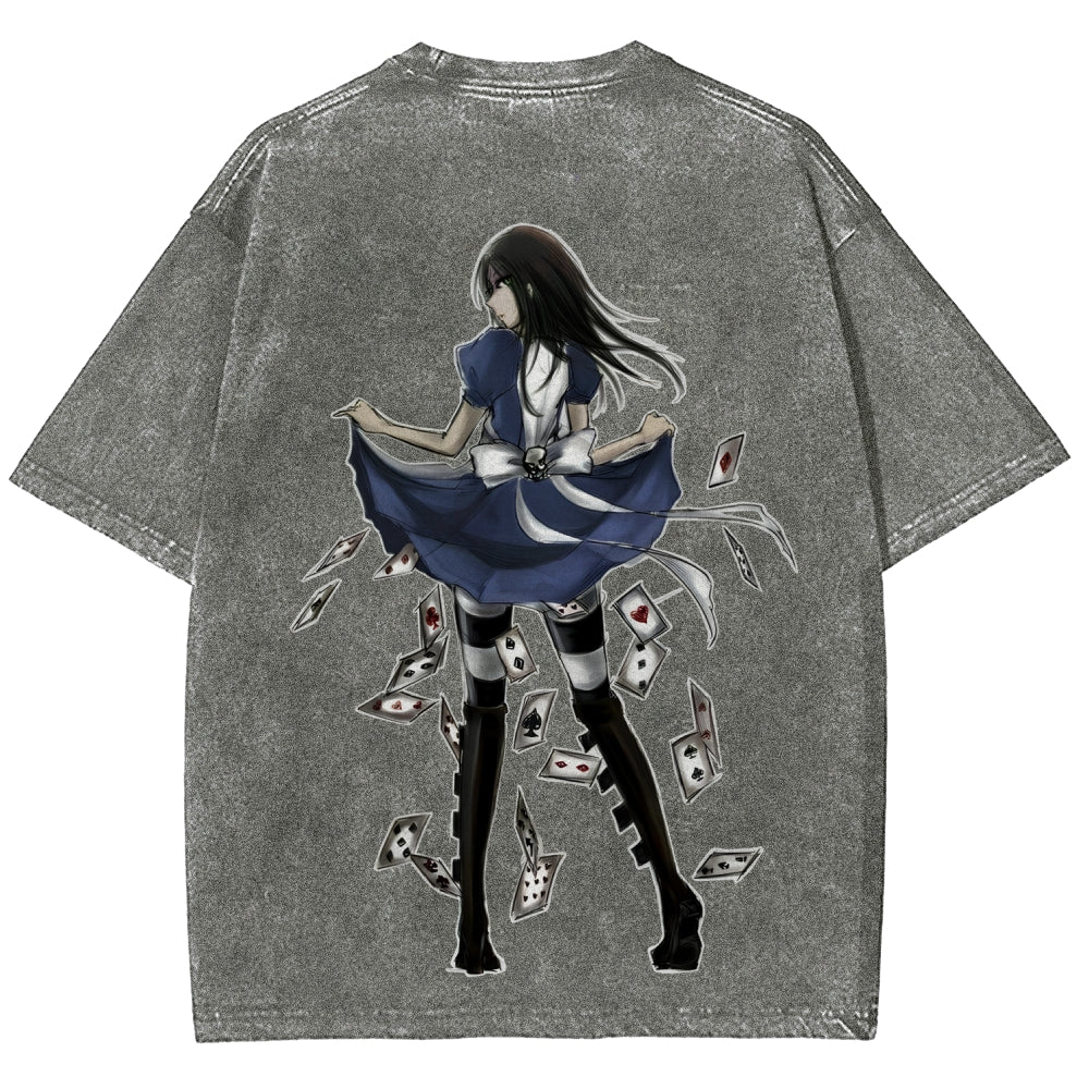 Alice Unisex Fit Washed T-Shirt 2601001391