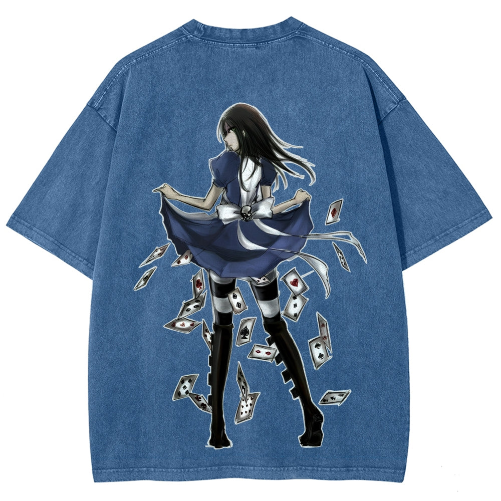 Alice Unisex Fit Washed T-Shirt 2601001391