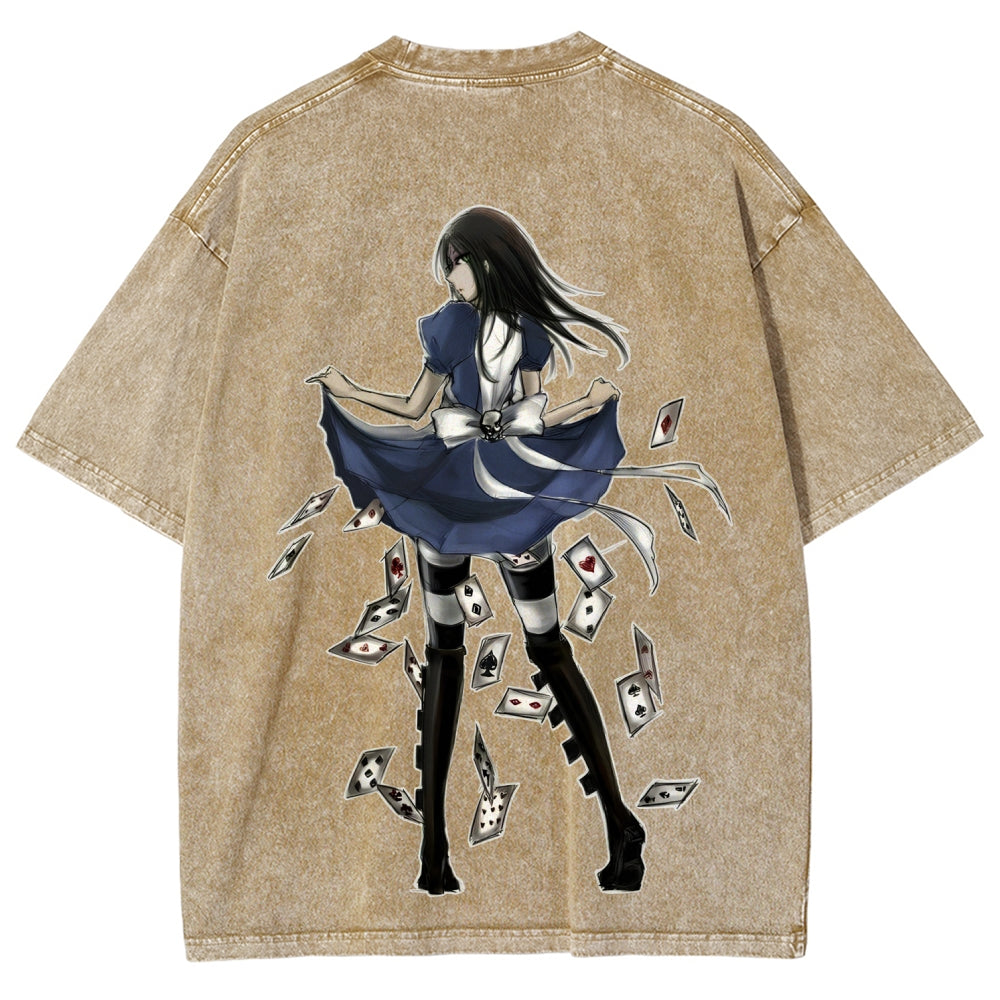 Alice Unisex Fit Washed T-Shirt 2601001391
