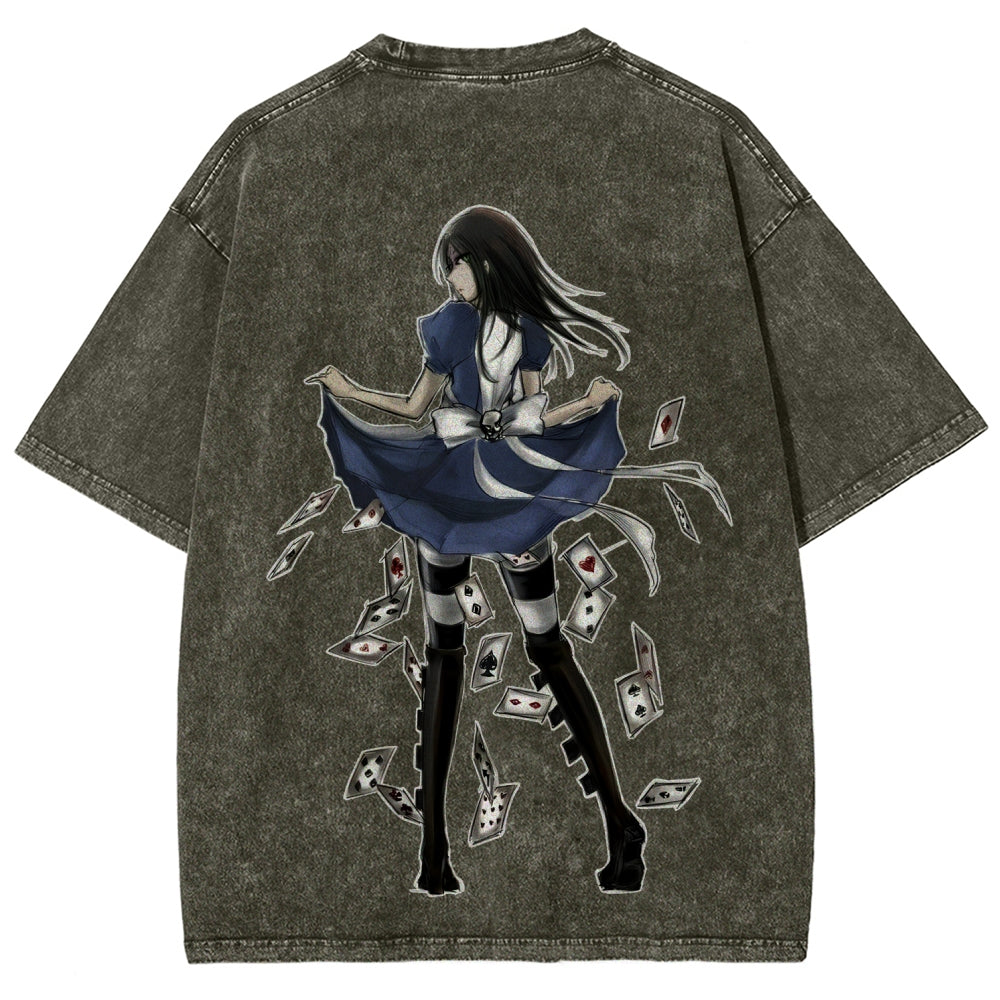 Alice Unisex Fit Washed T-Shirt 2601001391