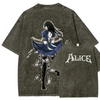 Alice Unisex Fit Washed T-Shirt 2601001391