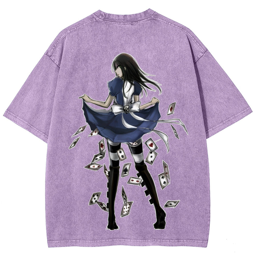 Alice Unisex Fit Washed T-Shirt 2601001391