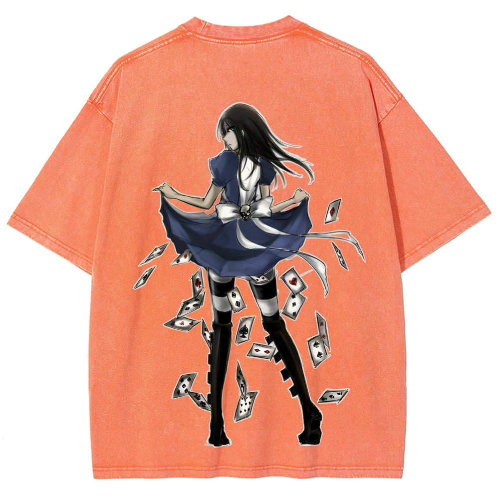 Alice Unisex Fit Washed T-Shirt 2601001391