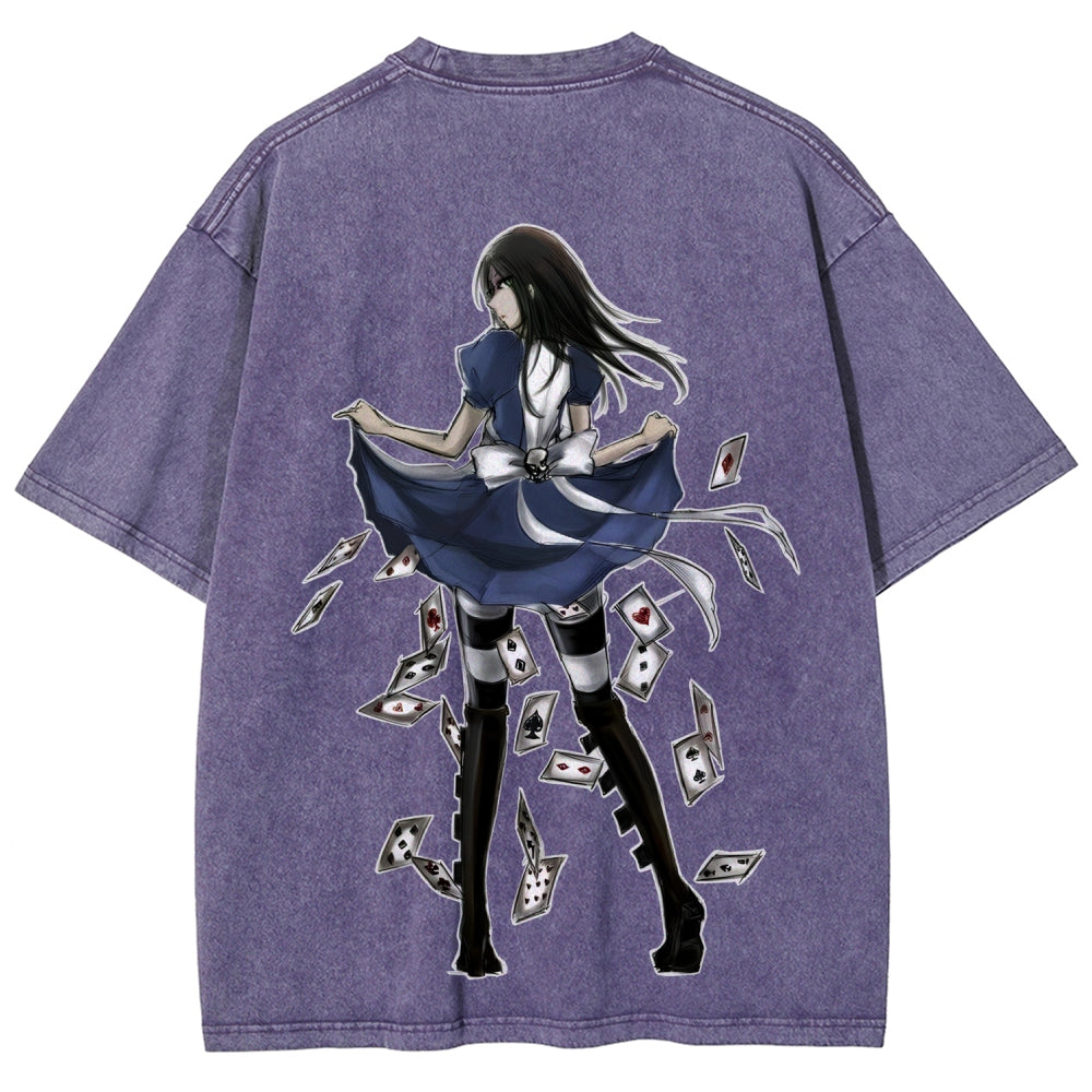 Alice Unisex Fit Washed T-Shirt 2601001391