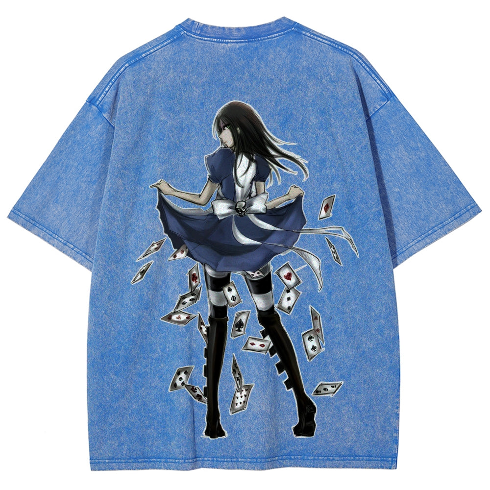 Alice Unisex Fit Washed T-Shirt 2601001391