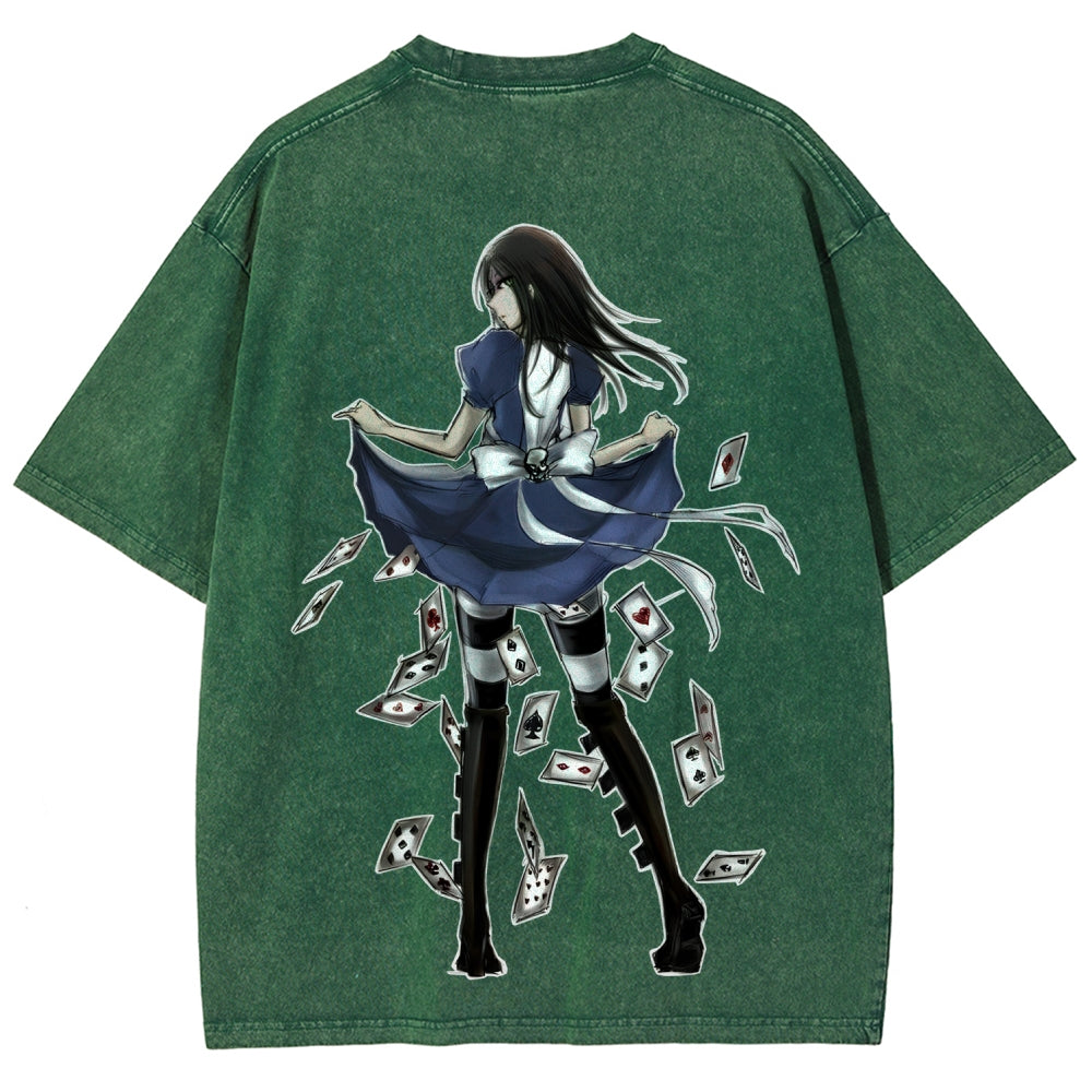 Alice Unisex Fit Washed T-Shirt 2601001391