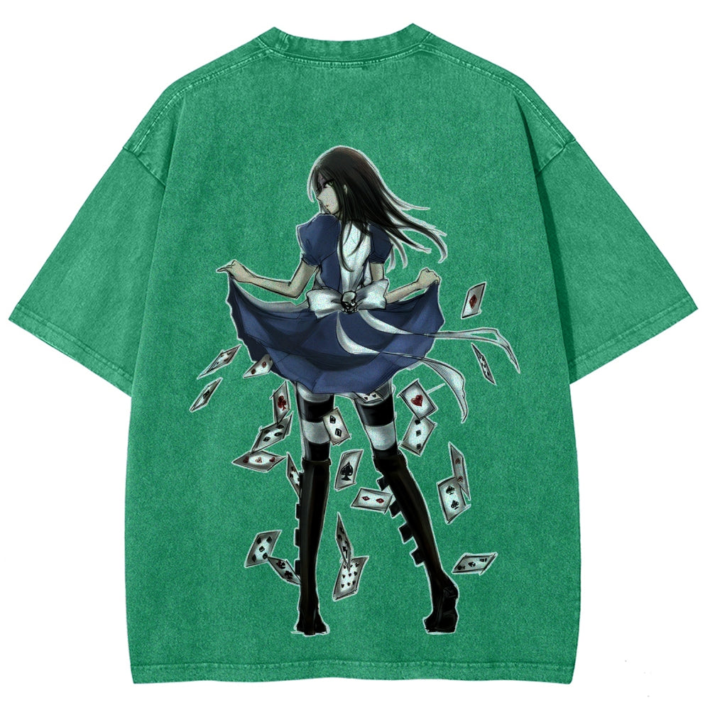 Alice Unisex Fit Washed T-Shirt 2601001391