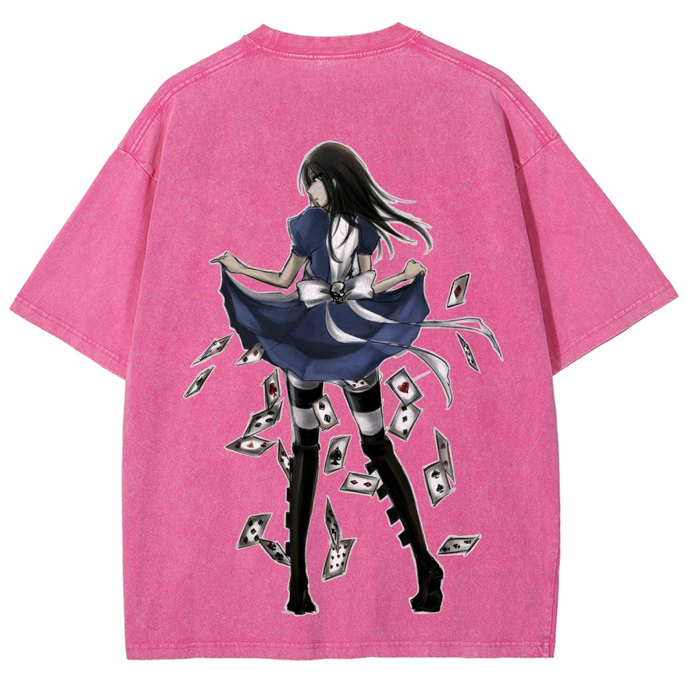 Alice Unisex Fit Washed T-Shirt 2601001391