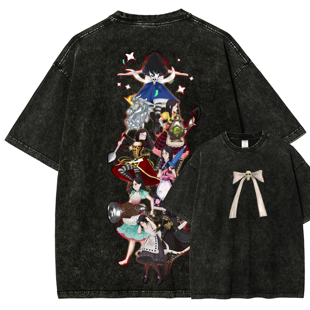 Alice Unisex Fit Washed T-Shirt 2601001429