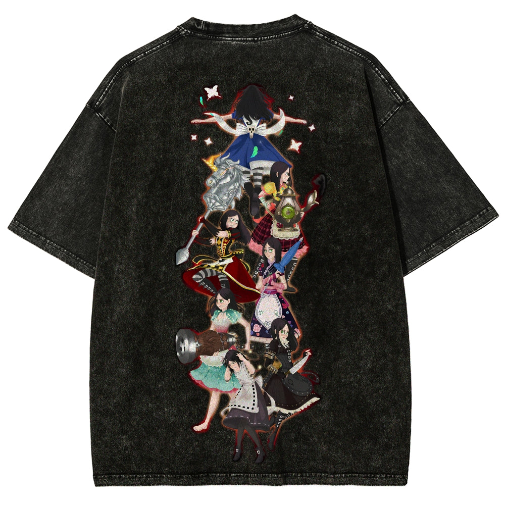 Alice Unisex Fit Washed T-Shirt 2601001429