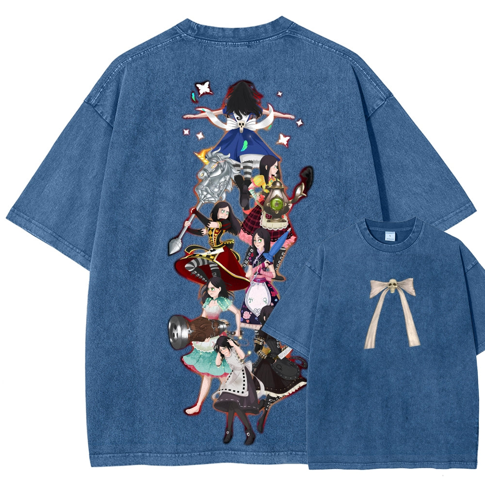 Alice Unisex Fit Washed T-Shirt 2601001429