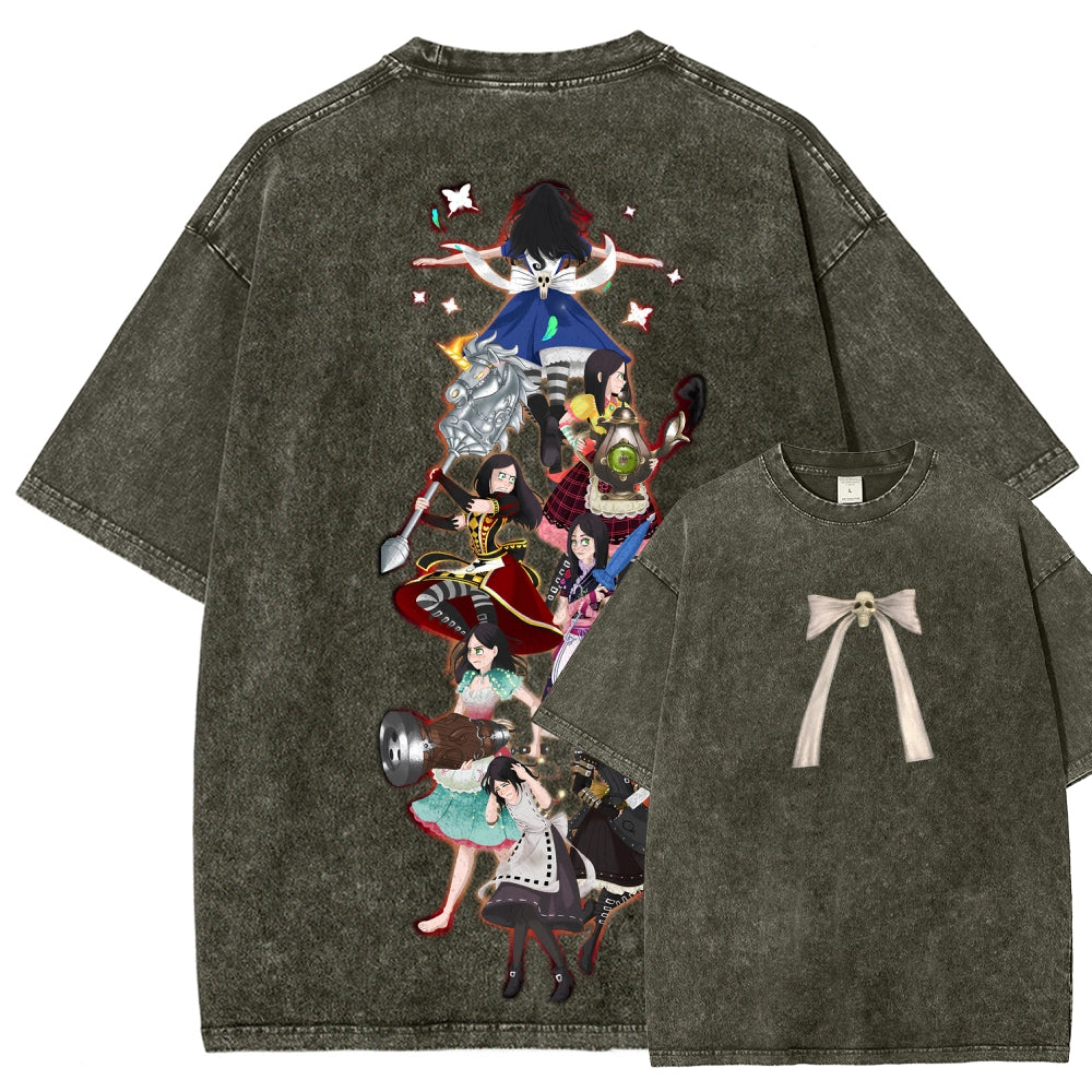 Alice Unisex Fit Washed T-Shirt 2601001429