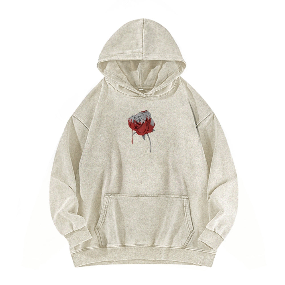 Alice Unisex Washed Hoodie 2601002081