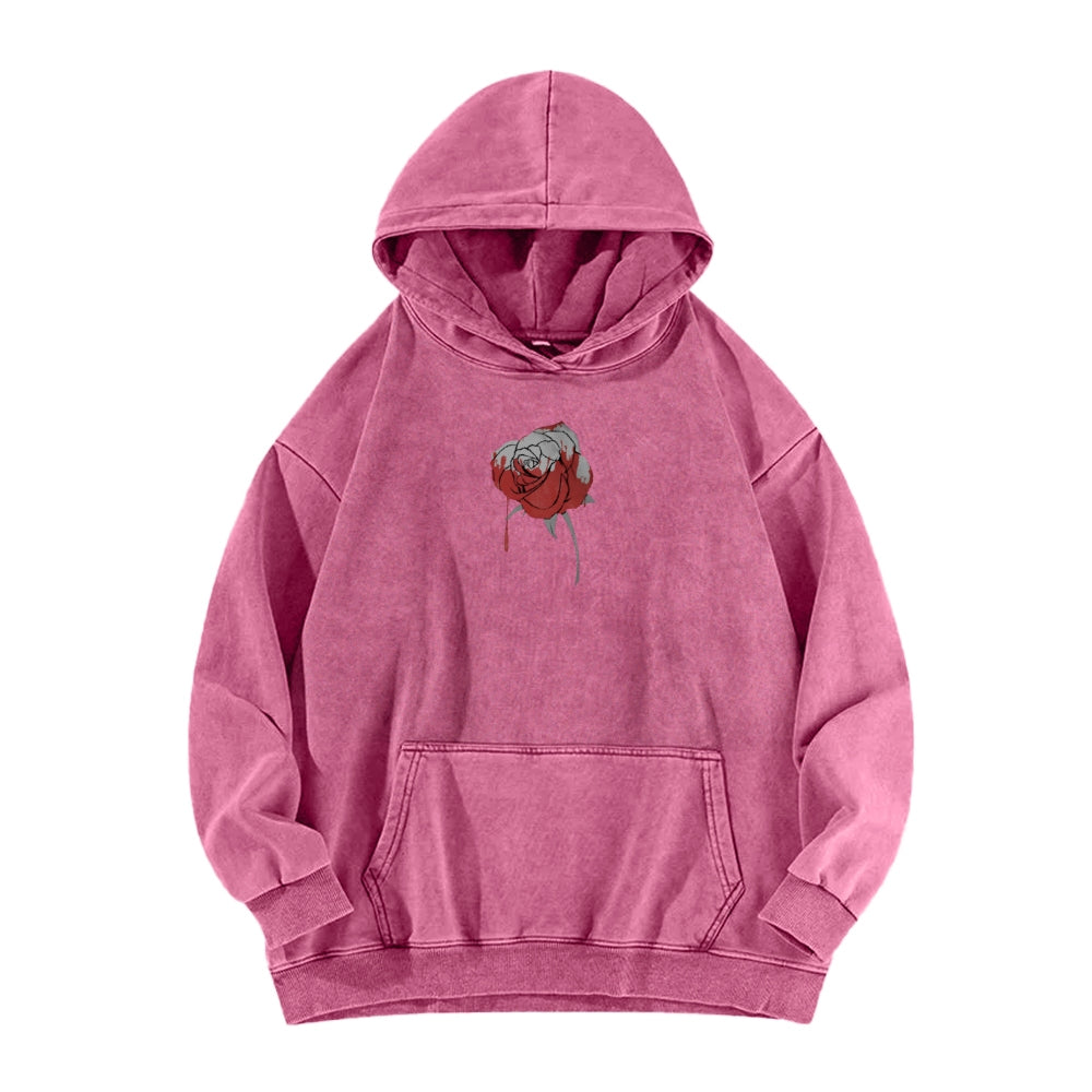 Alice Unisex Washed Hoodie 2601002081