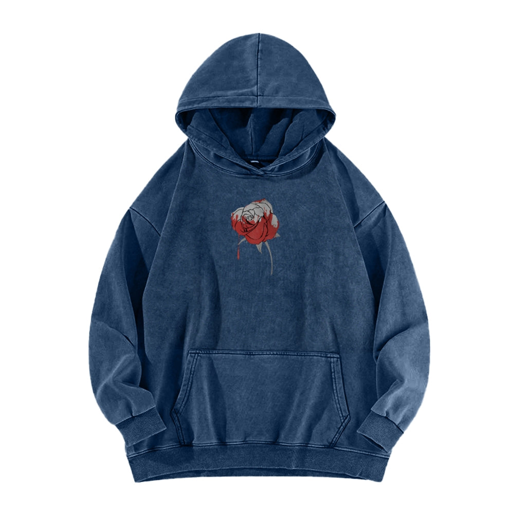 Alice Unisex Washed Hoodie 2601002081