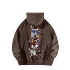 Alice Unisex Washed Hoodie 2601002095