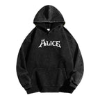 Alice Unisex Washed Hoodie 2601002115