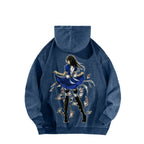 Alice Unisex Washed Hoodie 2601002115