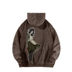 Alice Unisex Washed Hoodie 2601002123