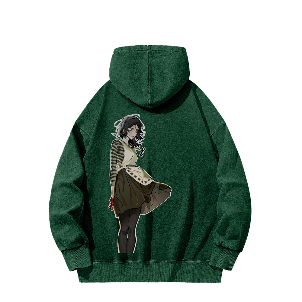 Alice Unisex Washed Hoodie 2601002123