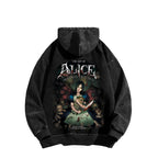 Alice Unisex Washed Hoodie 2601002131