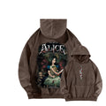 Alice Unisex Washed Hoodie 2601002131