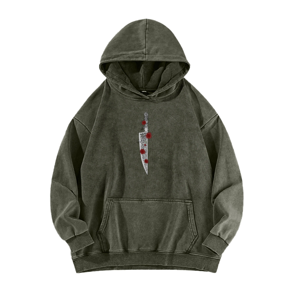 Alice Unisex Washed Hoodie 2601002131