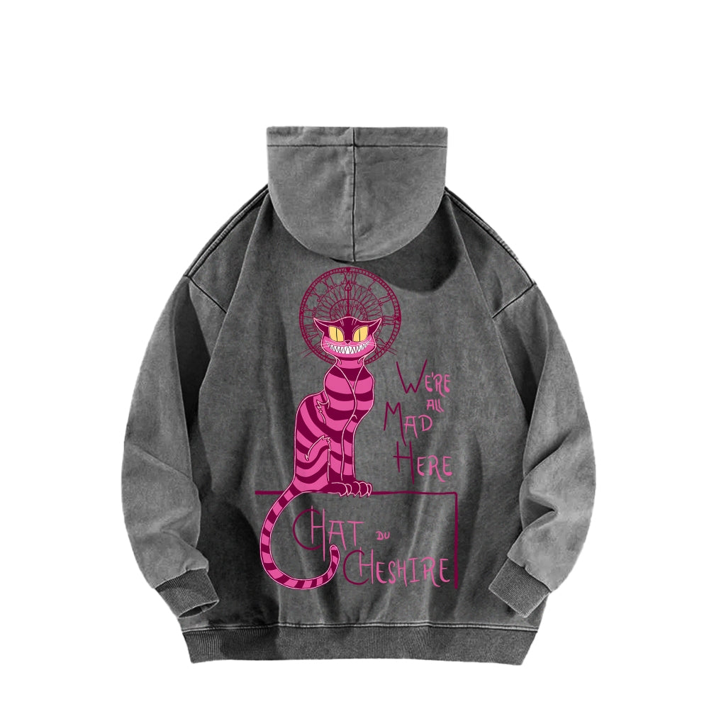 Alice Unisex Washed Hoodie 2601002132