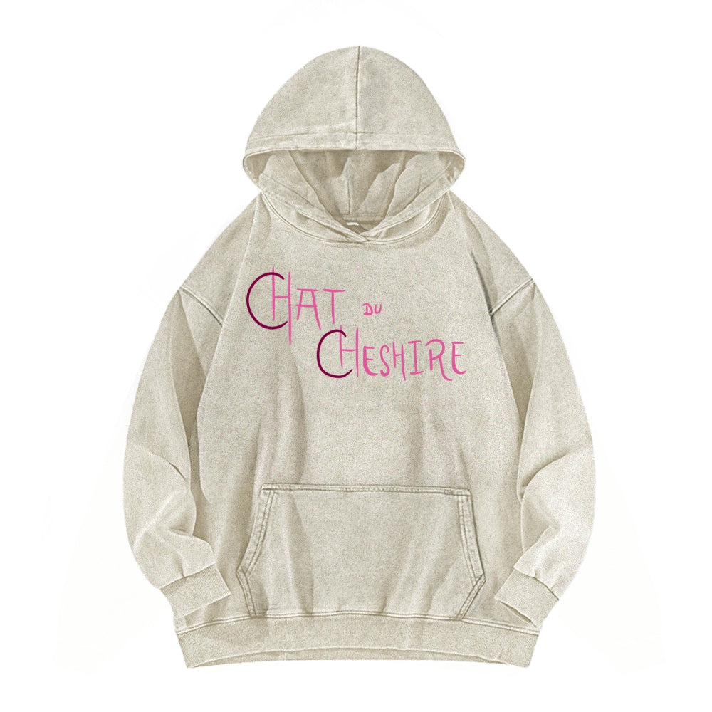 Alice Unisex Washed Hoodie 2601002132