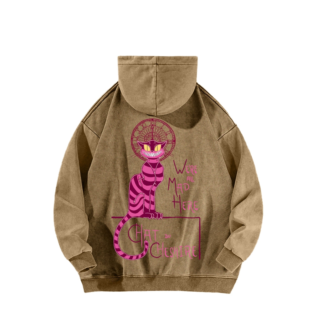 Alice Unisex Washed Hoodie 2601002132