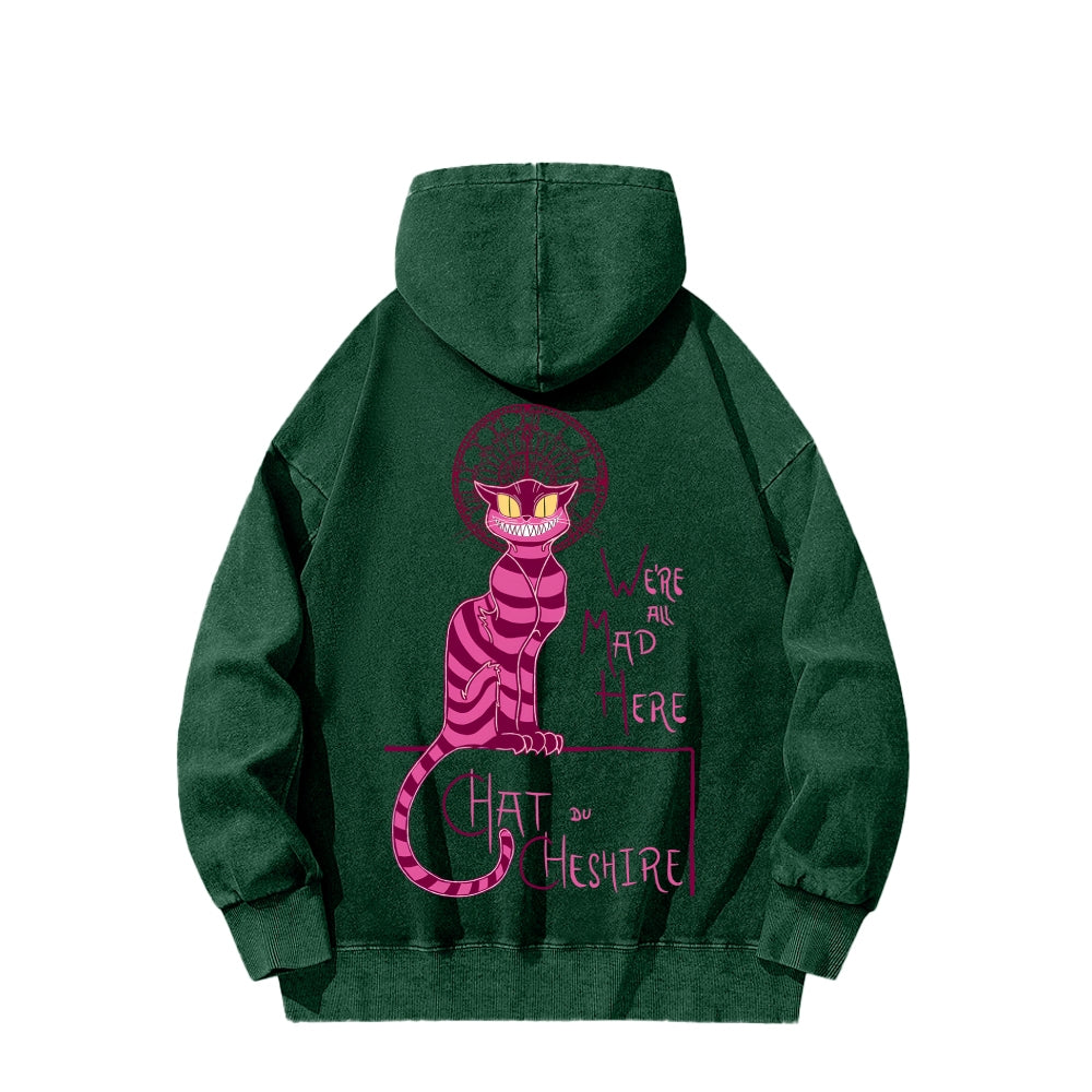 Alice Unisex Washed Hoodie 2601002132