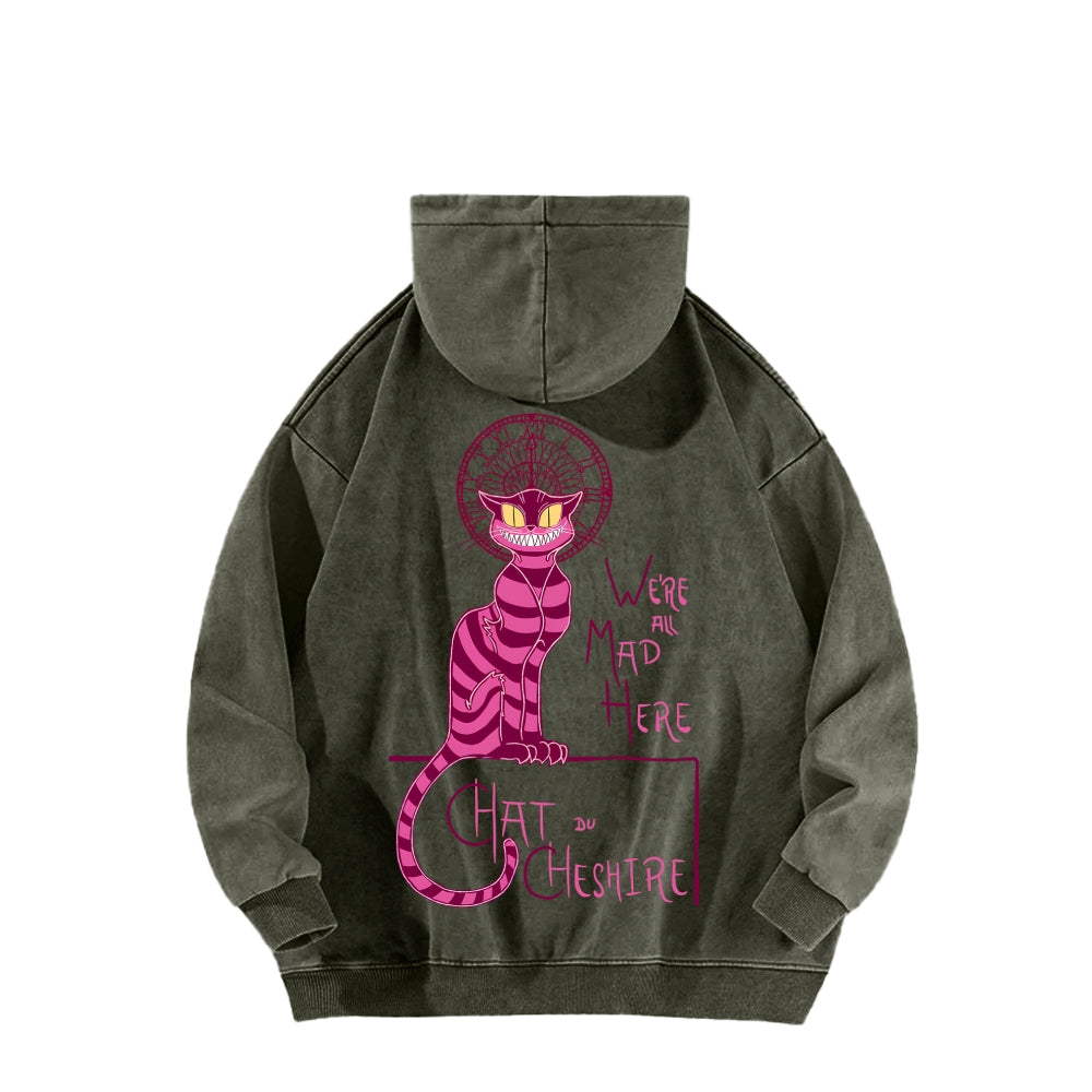 Alice Unisex Washed Hoodie 2601002132