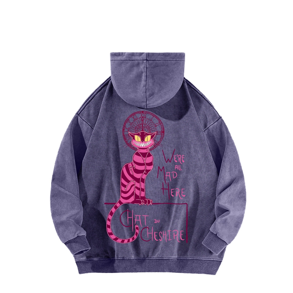 Alice Unisex Washed Hoodie 2601002132