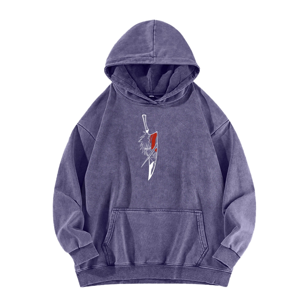 Bleach Ichigo Unisex Washed Hoodie 2601005237