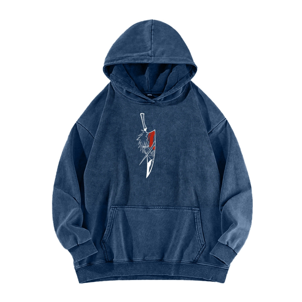 Bleach Ichigo Unisex Washed Hoodie 2601005237