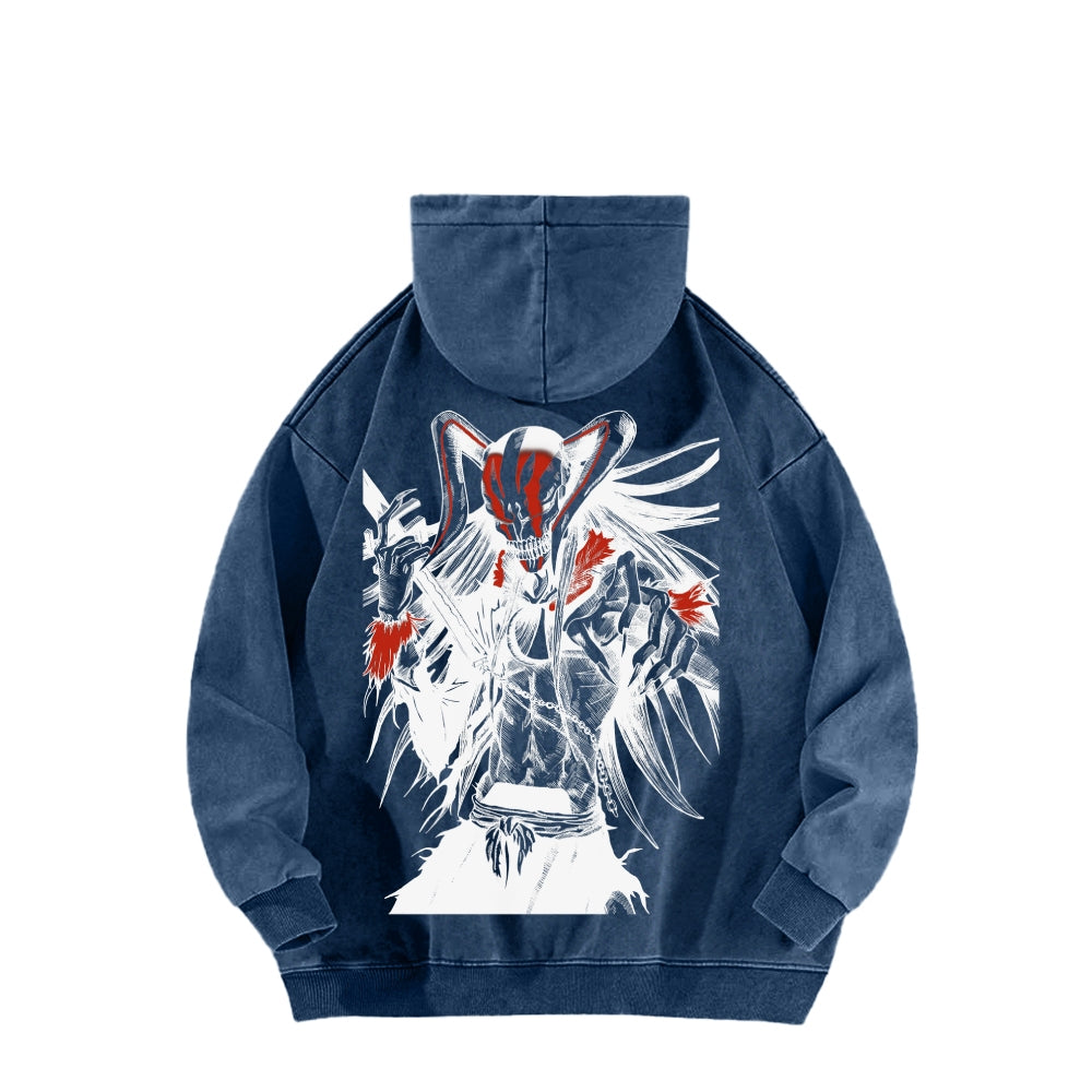 Bleach Ichigo Unisex Washed Hoodie 2601005237